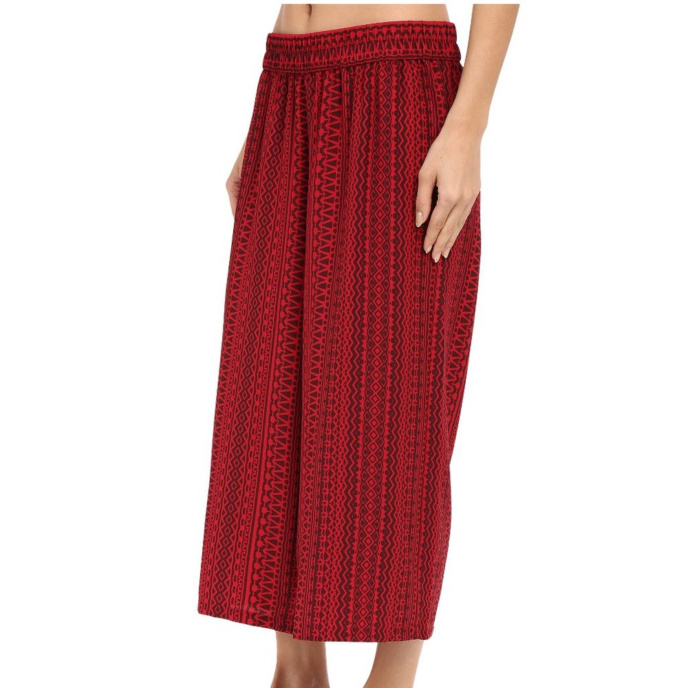PRANA M NWT Kiran Wide Leg Culottes Crop Gaucho Pants Medium New - Picture 4 of 6